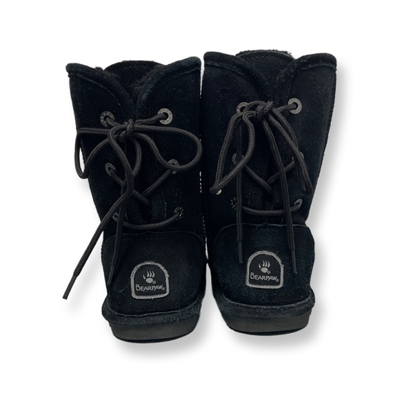 BearPaw 🐾 Elizabeth Suede Boot Women’s 8 Black - Picture 2 of 11